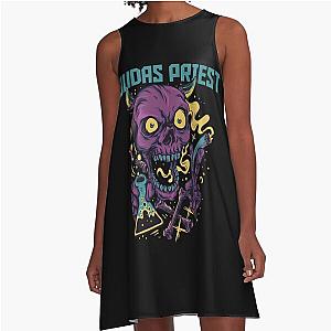 Art by Judas Priest A-Line Reduced Dress
