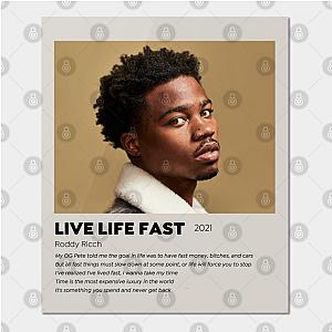 Juice Wrld Posters - Live Life Fast Poster Design Poster TP2712 [ID30726]