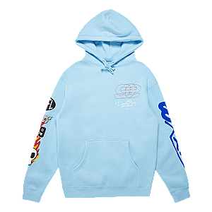 Juice Wrld Hoodies - DR4L 999 Hoodie Blue 