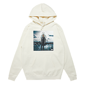 Juice Wrld Hoodies - Fighting Demons Album Cover Hoodie Tan 