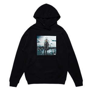 Juice Wrld Hoodies - Fighting Demons Album Cover Hoodie Black 