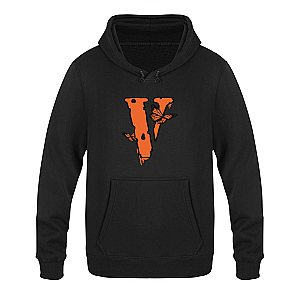 Juice Wrld Hoodies - Juice Wrld X 999 Club Butterfly Vlone Hoodie 