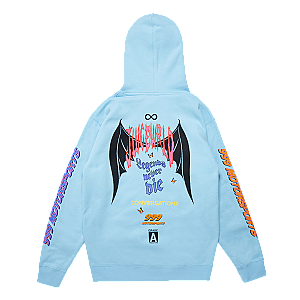 Juice Wrld Hoodies - Conversations Hoodie Blue 