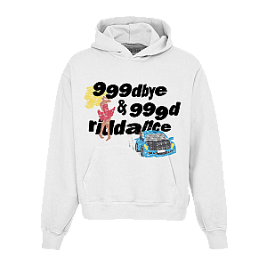 Juice Wrld Hoodies - 999DBYE &amp; 999DRIDDANCE TRIPLE PLATINUM ANNIVERSARY HOODIE NNN1908
