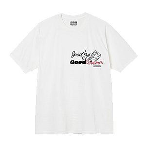 Juice Wrld T-Shirts - 999DBYE &amp; 999DRIDDANCE TRIPLE PLATINUM ANNIVERSARY TEE WHITE 