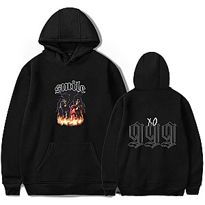 Juice Wrld Hoodies - Juice WRLD Smile 999 Hoodie 