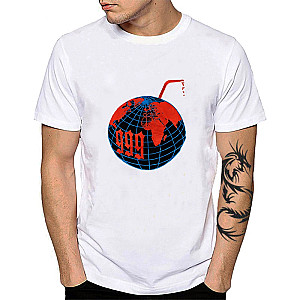 Juice Wrld T-Shirts - Juice WRLD 999 Globe Shirt 