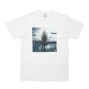 Juice Wrld T-Shirts - Fighting Demons Album Cover Tee White 