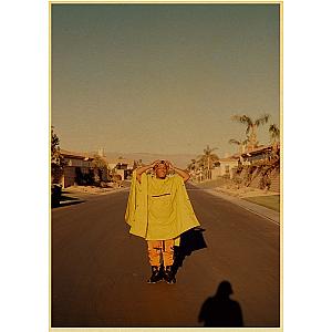 Juice Wrld on the Street Retro Decorative Poster
