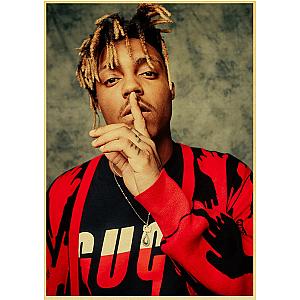 Juice Wrld Zoom In Retro Decorative Poster