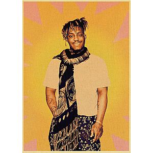 Juice Wrld Smiling Retro Decorative Poster