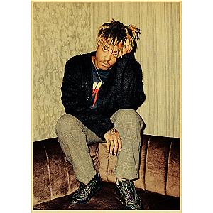 Juice Wrld Seating Retro Decorative Poster