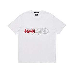 999 X Ksubi White Graphic Tee
