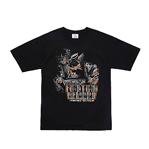 Fighting Demons Vintage Comic Tee