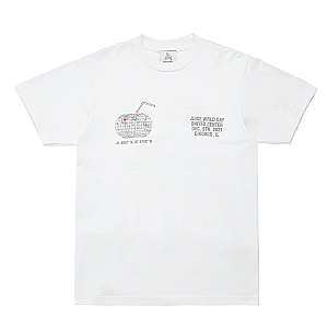 Documentary Cover White Graphic Tee