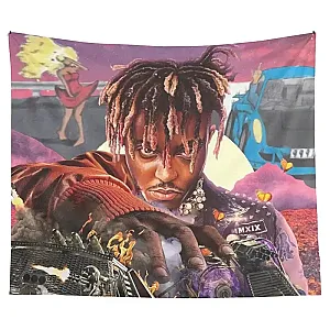 Juice Wrld 999 Tapestry Wall Hanging Art for Bedroom Living Room Home Decoration