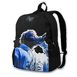 Juice Wrld Backpacks - Juice Light Legend Blue Heaven Pattern Backpack