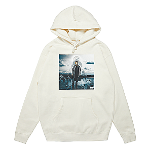 Fighting Demons Album Cover Hoodie Tan