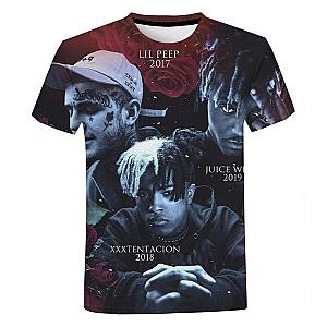 Singer Rock Rapper Juice Wrld 3D Printed Hip Hop T-shirt