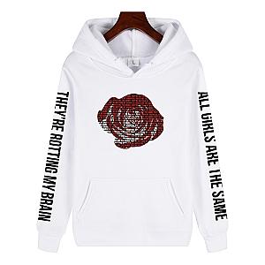 Juice Wrld ALL Girls Are the Same White Hoodie