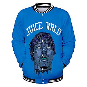 Juice Wrld Jacket - Men Baseball Uniform Harajuku 3D Print Casual Polyester Jackets