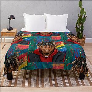 Juice Wrld Blankets - Juice WRLD Star Splash Throw Blanket
