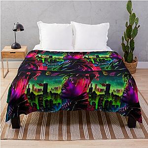 Juice Wrld Blankets - Juice WRLD Neon Dreams Throw Blanket