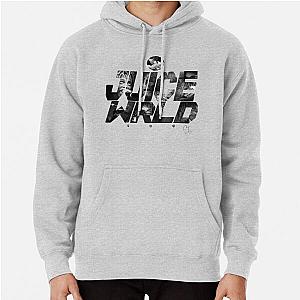Juice Wrld Hoodies - Juice Wrld text graphic Pullover Hoodie