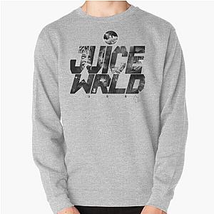 Juice Wrld Sweatshirts - Juice Wrld text graphic Pullover Sweatshirt