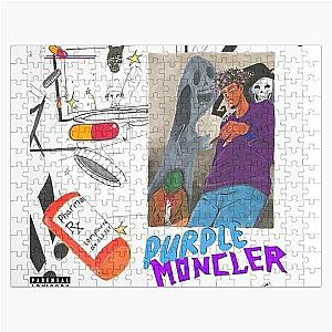 Juice Wrld Puzzles - Juice Wrld Purple Moncler Jigsaw Puzzle