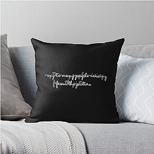 Juice Wrld Pillow Cover - Juice Wrld Lyrics/ Can't Die Throw Pillow Cover