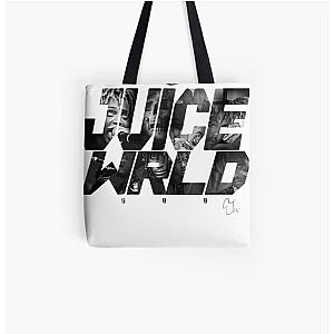Juice Wrld Bags - Juice Wrld text graphic All Over Print Tote Bag
