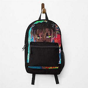 Juice Wrld Backpacks - Juice Wrld colorful Abstract Backpack