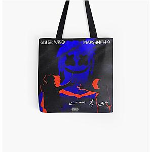 Juice Wrld Bags - Come &amp; Go - Juice Wrld and Marshmello All Over Print Tote Bag