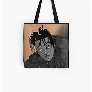 Juice Wrld Bags - Juice Wrld Sticker All Over Print Tote Bag