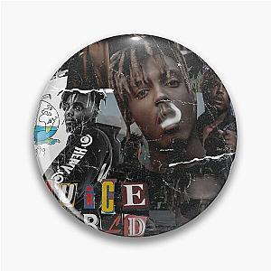 Juice Wrld Pins - Juice WRLD Juice Contrast Halftone Pin