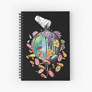 Juice Wrld Notebooks - Juice WRLD Energy Flow Spiral Notebook