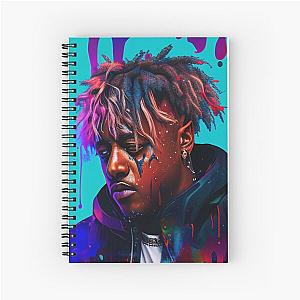 Juice Wrld Notebooks - Juice WRLD Motion Graphics Spiral Notebook