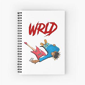 Juice Wrld Notebooks - WRLD Modern Tribute Spiral Notebook