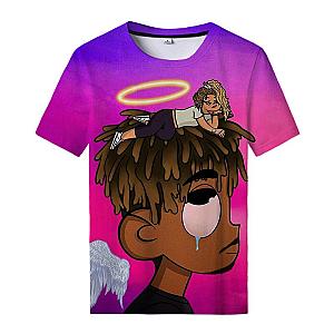 Juice Wrld T-Shirts – Juice WRLD x Halo & Tears Cartoon 3D Classic T-Shirt