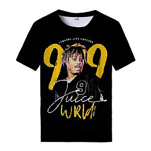 Juice Wrld T-Shirts – Juice WRLD x 999 Legends Live Forever 3D Classic T-Shirt