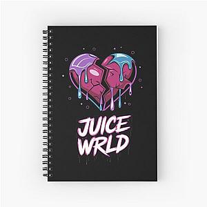 Juice Wrld Notebooks - WRLD Bold Lines Spiral Notebook