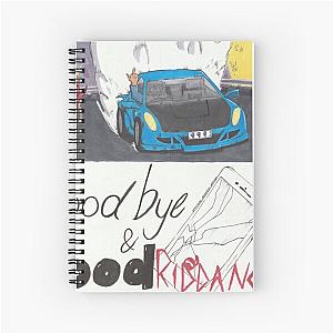 Juice Wrld Notebooks - Juice WRLD Retro Lines Spiral Notebook