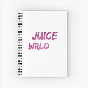 Juice Wrld Notebooks - WRLD Colorful Lights Spiral Notebook