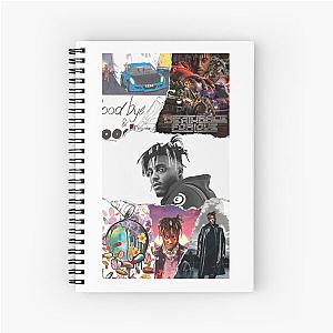 Juice Wrld Notebooks - Blue Zone WRLD Spiral Notebook