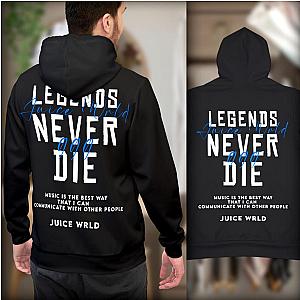 Juice Wrld Hoodies - Juice Wrld Legend Never Die Pullover Hoodie