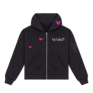 Juice Wrld Hoodies - Juice Wrld NO VANITY ZIP BLACK Pullover Hoodie
