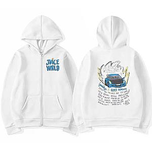 Juice Wrld Jackets - Juice Wrld Casual Oversized Zip  Hip Hop  Jacket