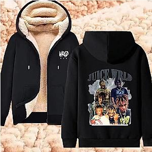 Juice WRLD Jackets - JW Winter Warm Lambswool Thicken Jackets