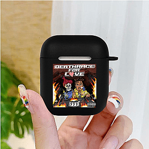 Juice Wrld 999 Bluetooth Earphone Charging Cartoon Print Case for Airpods